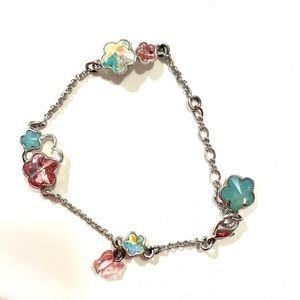 Swavorski Flower Butterfly Bracelet